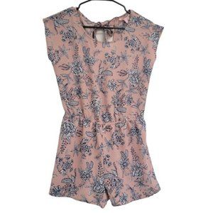 Mia Chica Sleeveless Toile-Print Romper from Nordstrom